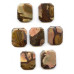 187-1140 Mexican Picture Jasper <br>40x34 Pendant