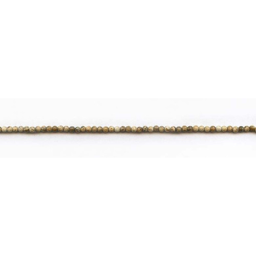 187-1169 Picture Jasper <br>2mm Round