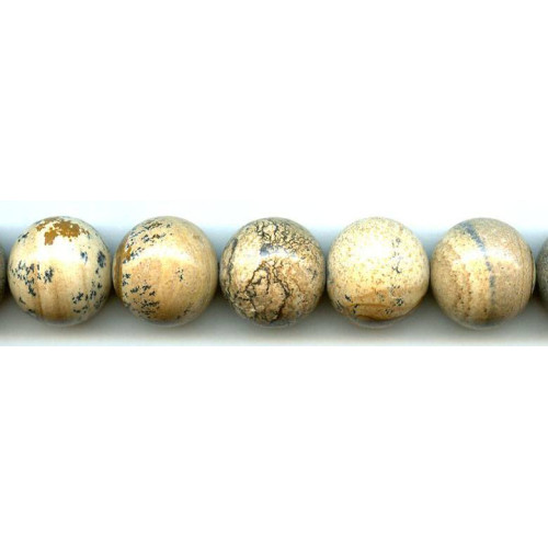 187-1213 Picture Jasper <br>20mm Round