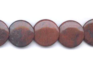 Poppy Jasper 30mm Lentil