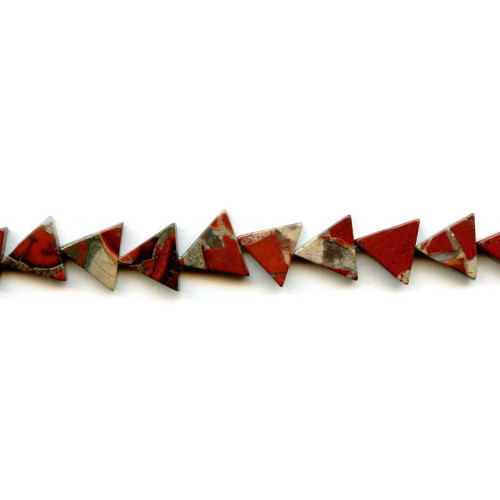 189-1186 Poppy Jasper <br>12x12 Triangle