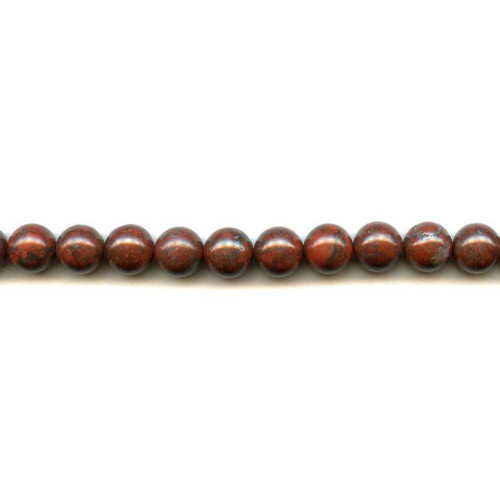 189-1200 Poppy Jasper <br>10mm Round