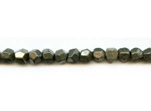 Golden Pyrite 10x Faceted Nugget