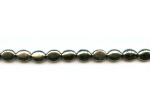 Pyrite 8x10mm Flat Oval