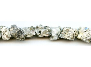 Pyrite in Quartz 10-15x Rough Nugget