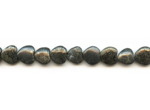 Pyrite 12mm Heart