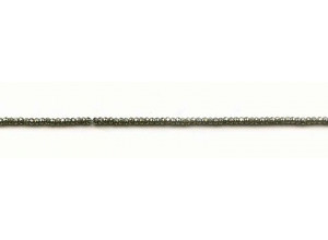 Pyrite 2mm Faceted Rondell