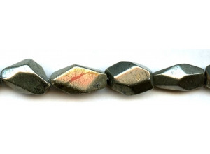 Pyrite 16x Faceted Nugget