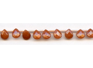 Red Aventurine 9x11 Flat Pear Briolette