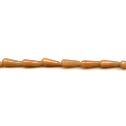 191-1353 Red Aventurine <br>6x16 Teardrop