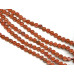 192-1019 Red Jasper <br>12mm Flower Coin