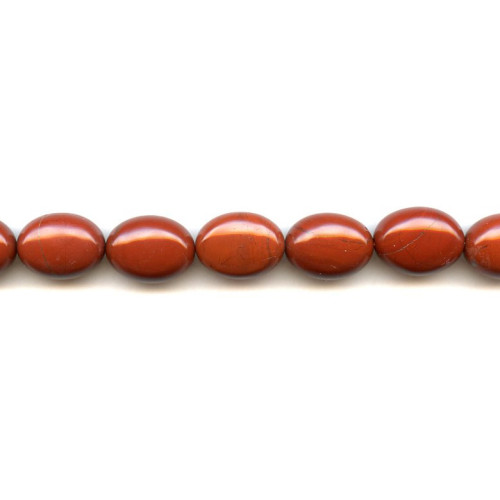192-1078 Red Jasper <br>13x18 Oval Pebble
