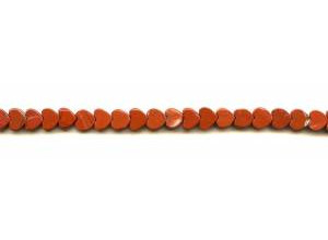 Red Jasper 6-7mm Heart