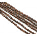 193-1040 Red Tiger Eye <br>10mm S-Corrugated Round