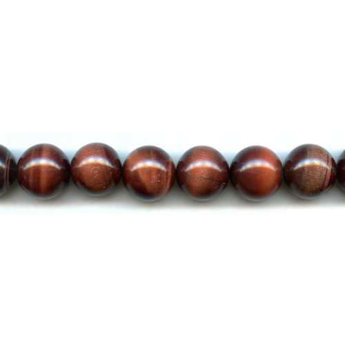 193-1048 Red Tiger Eye <br>16mm Round