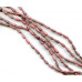 194-1056 Rhodonite <br>6x16 Faceted Teardrop