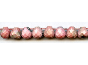 Rhodonite 13mm Teardrop Briolette