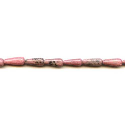 194-1189 Rhodonite <br>6x16 Teardrop