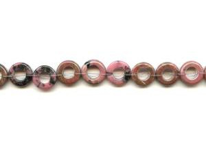 Rhodonite 12mm Donut