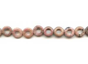 Rhodonite 12mm Donut