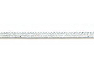 Rock Crystal 6mm Faceted Rondell