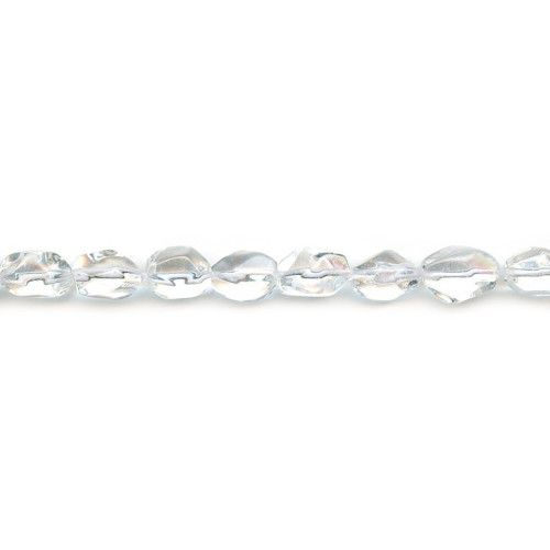 197-1655 Rock Crystal <br>10x14 Swirl Nugget