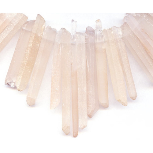 197-1709 Rock Crystal <br>16-68x Faceted Point