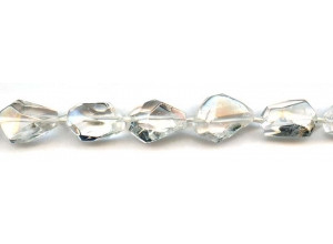 Crystal  11-14x Faceted Flat Nugget