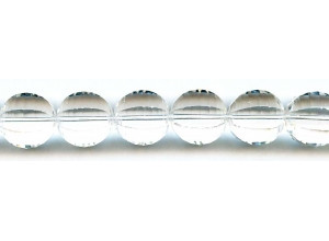 Rock Crystal 18mm Faceted Round