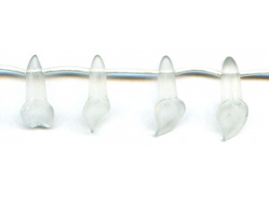 Matte Rock Crystal 20-30x Flower Drop