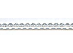Rock Crystal 8mm Faceted Round