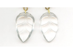 Milky Quartz 40x25 Carved Pendant