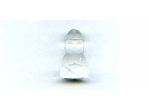 Rock Crystal 35x Buddha Carving
