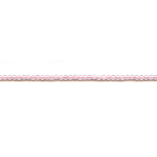198-0003 Rose Quartz <br>3mm Round