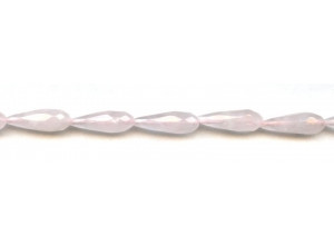 Rose Quartz 7x20 Faceted Teardrop