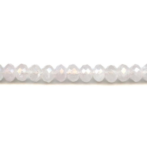 198-1312 Rose Quartz <br>12mm Faceted Rondell