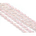 198-1319 Rose Quartz <br>13x18 Faceted Flat Oval