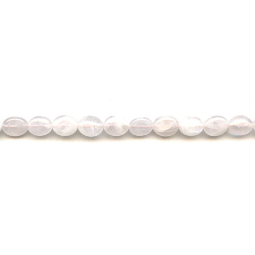 198-1752 Rose Quartz <br>8x10 Flat Oval
