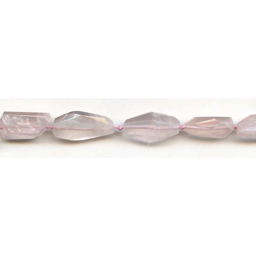 198-1788 Rose Quartz <br>10x Faceted Nugget