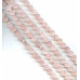198-1832 Rose Quartz <br>15mm Flower Coin