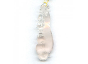 Rose Quartz 95x28 Carved Pendant Rose Quartz 95x28 Carved Pendant
