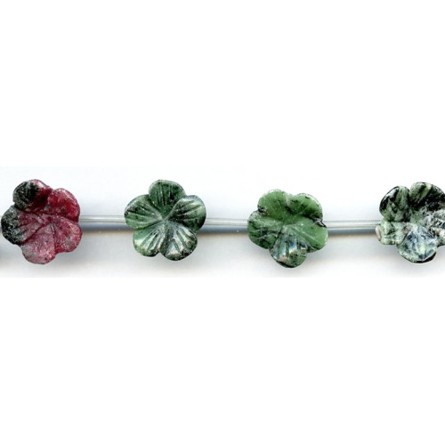 199-1014 Ruby Zoisite <br>18mm Flower