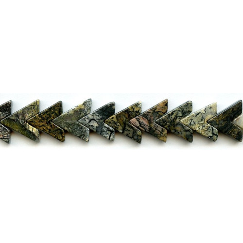202-1082 Silver Leaf Jasper <br>16x16 V-shape