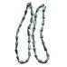 205-1029 Snowflake Obsidian <br>9x22 Teardrop