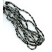 205-1030 Snowflake Obsidian <br>6x16 Teardrop