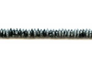 Snowflake Obsidian 10mm Rondell