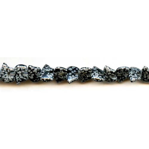 205-1037 Snowflake Obsidian <br>10x14 Bear