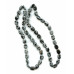 205-1052 Snowflake Obsidian <br>10x14 Flat Oval