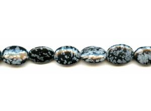 Snowflake Obsidian 13x18 Flat Oval Snowflake Obsidian 13x18 Flat Oval