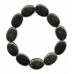 205-1066 Snowflake Obsidian <br>25x35 Flat Oval